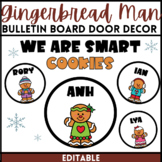 Christmas Winter Bulletin Board Door Decor - Gingerbread -