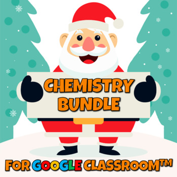 Preview of Christmas Winter Chemistry Interactive Slides Game Bundle for Google