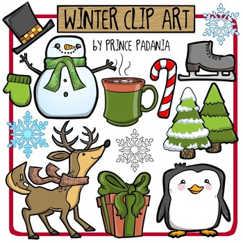 Preview of Christmas / Winter Clip Art FREEBIE!