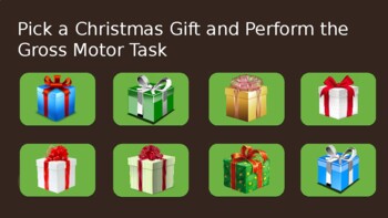 Preview of Christmas/Winter Gross Motor Game: Pick a Christmas Gift