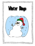 Christmas Winter Holiday Bingo Game