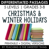 Christmas & Winter Holiday Differentiated Passages Bundle