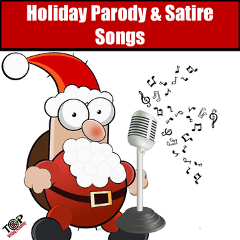 Preview of Christmas Activities Winter Holiday Parody and Satire Song Exercise