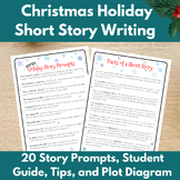 Christmas Winter Holiday Short Story Writing Bundle with W