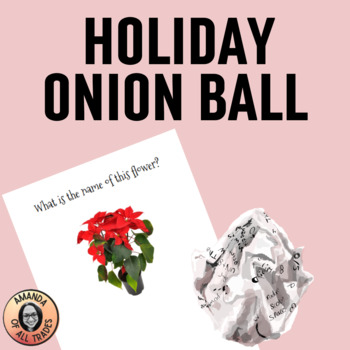 Preview of Christmas Winter Holidays Onion Ball Trivia Game Quiz Bowl Active Movement