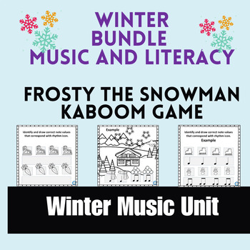 Preview of Frosty the Snowman, Music Unit, Lessons, Activities, Elementary Music K - 2