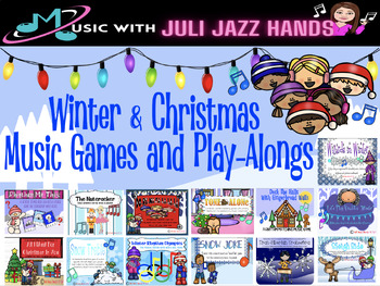 Preview of Christmas & Winter Music Games, Lessons & Activities