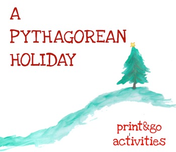 Preview of PYTHAGOREAN HOLIDAY for Christmas / Winter