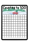 Christmas & Winter Themed Counting to 100 Charts! Ornament