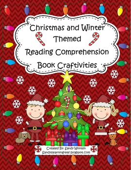 Preview of Christmas & Winter Themed Reading Comprehension Book Craftivities For Any Book!