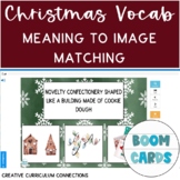 Christmas & Winter Themed Vocabulary Meaning to Image Matc