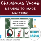 Christmas & Winter Themed Vocabulary Meaning to Image Matc