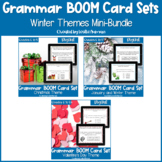 Christmas, Winter, and Valentine's Day Grammar BOOM Cards BUNDLE
