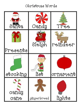 Preview of Christmas, Winter and Vowel Writing Charts