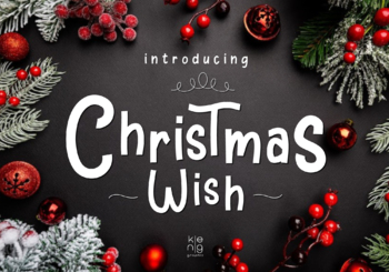 Preview of Christmas Wish Font