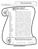 Christmas Wish List Word Find
