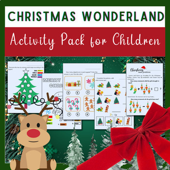 Preview of Christmas Wonderland Activity Pack for Children