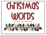 Christmas Word Cards with Graphics