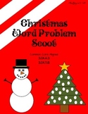 Christmas Word Problem Scoot - 3.OA.A.3 and 3.OA.D.8