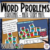 Christmas Word Problem Story Mats for addition & subtracti