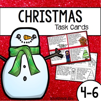 Preview of Christmas Math Task Cards