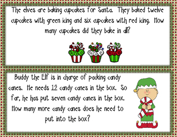 Christmas Word Problems by My Primary Designs | Teachers Pay Teachers