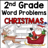 Christmas Word Problems Math Practice 2nd Grade Common Core