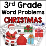 Christmas Word Problems Math Practice 3rd Grade Common Core