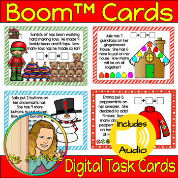 Christmas - Word Problems - Boom Cards by Ms A s Place | TPT