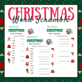 Christmas Word Scramble Puzzles | Christmas Activities