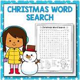 Christmas Word Search Christmas Activities for 3rd Grade