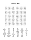 Christmas - Word Search - 53 words