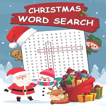 Preview of Christmas Word Search: 80 Words Kids Need To Read By 1st Grade Word Search
