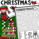 Christmas Word Search Puzzle December Christmas Early Fini