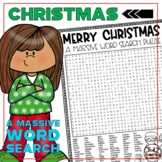 Christmas Word Search Puzzle MASSIVE Christmas Word Find P