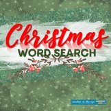Christmas Word Search Christian Bible Based Holiday Fun Activity