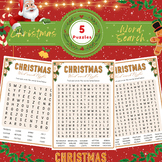 Christmas Word Search Puzzles | Christmas Printable Game