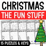 Christmas Word Search Puzzles | Christmas Crossword Puzzle