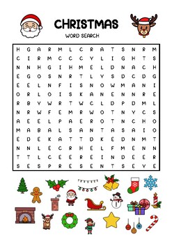 Preview of Christmas Word Search V.2