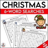 Christmas Word Search - Winter Word Search Activities - Vo