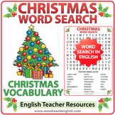 Christmas Word Search in English