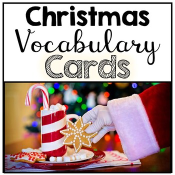 Preview of Christmas Word Wall Vocabulary Cards