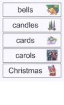 Preview of Christmas Word Walls