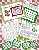 Christmas Word Wobble Game (word search, spelling, PowerPo