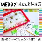 Christmas Word Work | Christmas Phonics Activities | Merry