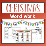 Christmas Word Work - Phonics Games and Printables for Kin