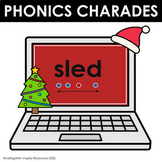 Christmas Words Decodable Phonics Charades | Digital Readi