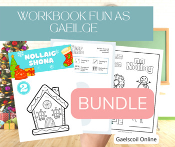 Preview of Christmas Workbooks as Gaeilge for Fun this Nollaig