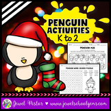 Christmas Worksheets December Penguin Activities for Kinde
