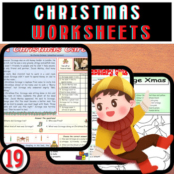 Preview of Christmas Worksheets-designed to bring holiday cheer into your classroom!